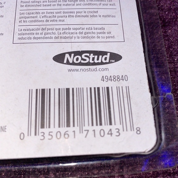 New Masonry Picture Hanger with drill bit and screws holds 300lbs PH-97 171043 - Picture 4 of 9